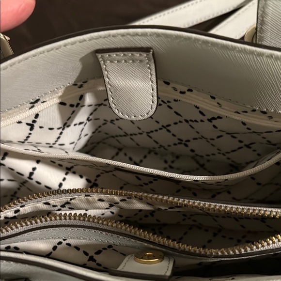Kate Spade Cove Street Provence Satchel Light Gray With Shoulder Strap - Picture 7 of 12